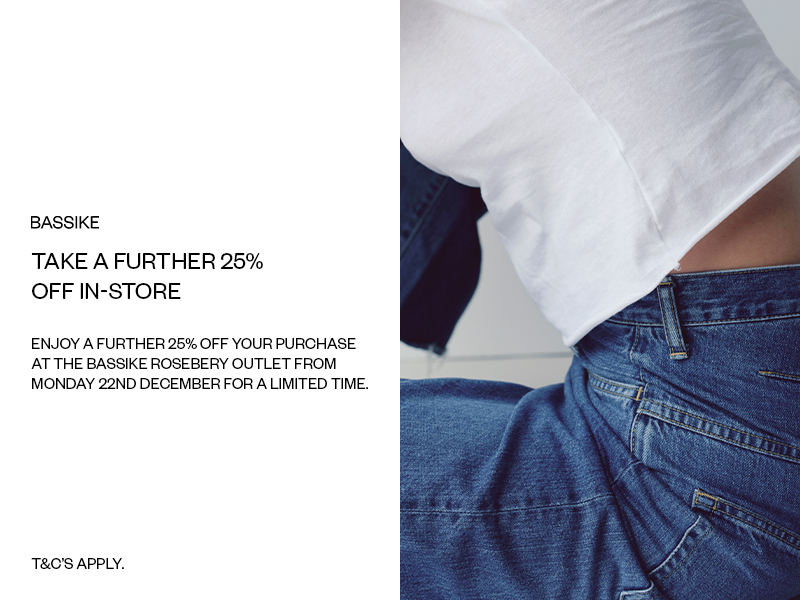 Take a further 25% off in-store